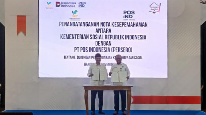 Kemensos Perkuat Kolaborasi Dukung Program Sekolah Rakyat dengan PT Pos Indonesia