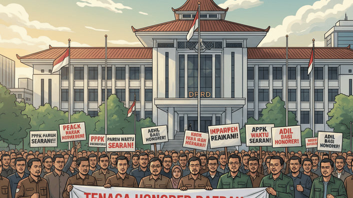 Tenaga Honorer di Daerah Desak DPRD, Kami Ingin Jadi PPPK Paruh Waktu