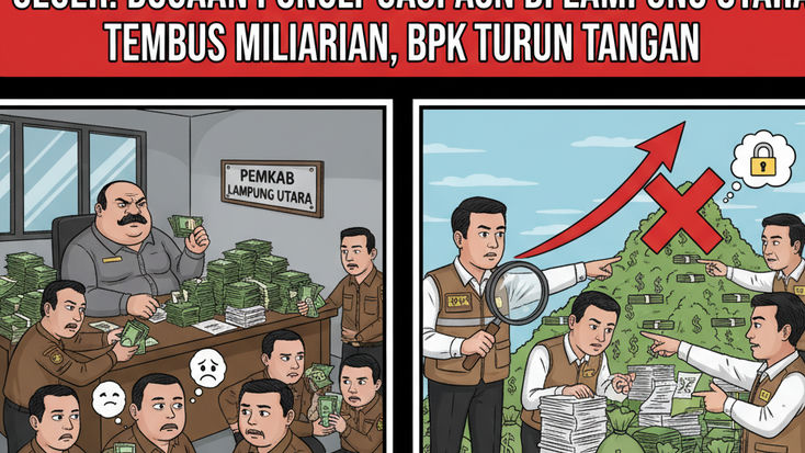 Geger! Dugaan Pungli Gaji ASN di Lampung Utara Tembus Miliaran, BPK Turun Tangan