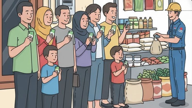 Sembako Bersubsidi KJP Pasar Jaya November - Desember 2025, Begini Cara Daftar Antrean Online Lewat HP