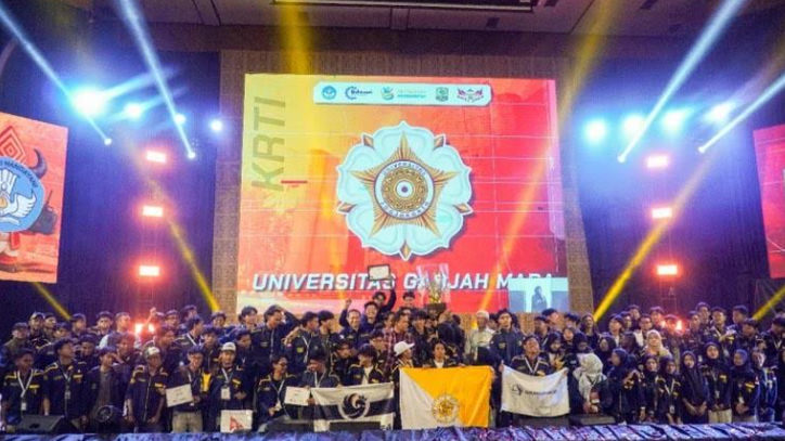 Tim Gamaforce UGM Raih Juara Umum KRTI 2025, Ukir Kemenangan ke-8 Secara Nasional