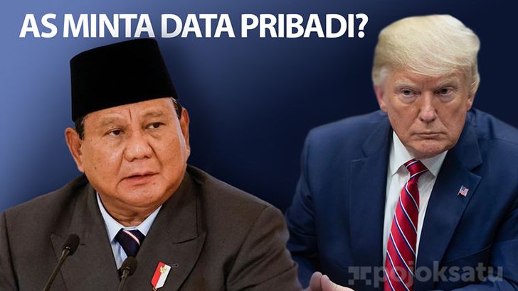 WADIDAW, AS Minta Ditransfer DATA PRIBADI dari Indonesia, Prabowo Tanggapi Begini