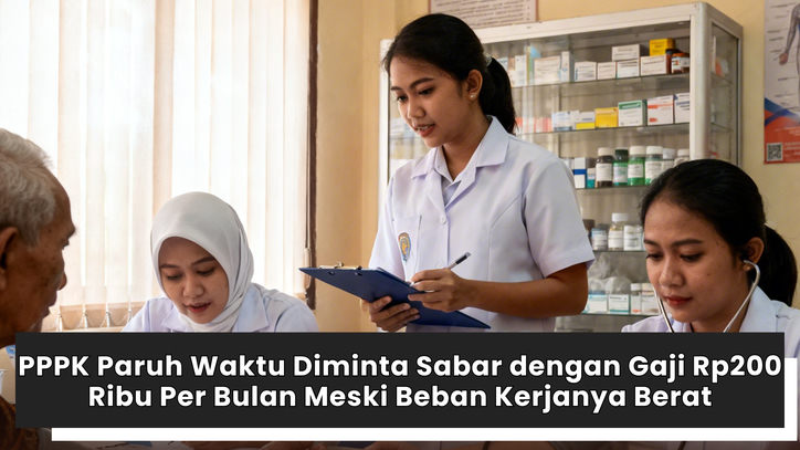 PPPK Paruh Waktu Diminta Sabar dengan Gaji Rp200 Ribu Per Bulan Meski Beban Kerjanya Berat
