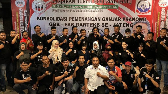 GBB dan FSB Garteks Konsolidasi Pemenangan Ganjar Pranowo di Jawa Tengah