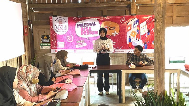 Asah Kreativitas Perempuan Milenial, Srikandi Ganjar Gelar Pelatihan Desain Grafis via Smartphone