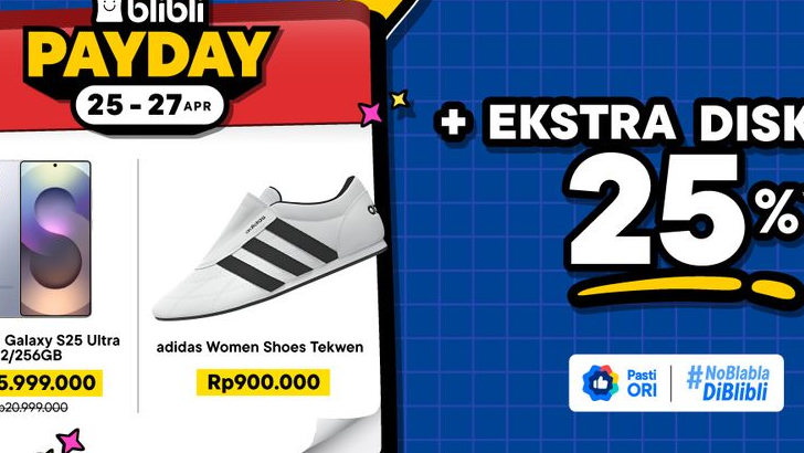 Rekomendasi 5 Produk yang Wajib Dibeli Saat Promo Blibli Payday