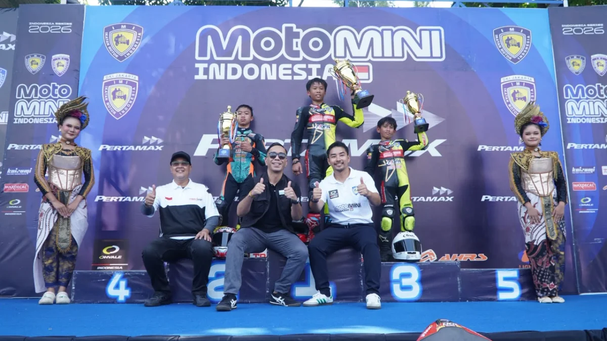 Pertamina mendukung pembalap muda Indonesia di MotoMini 2026