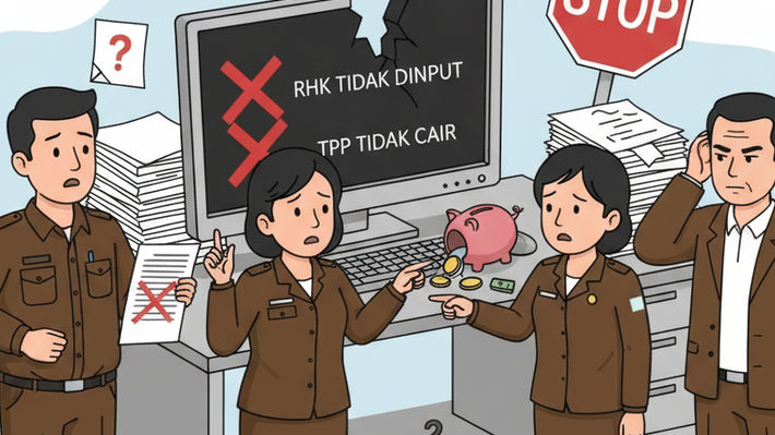 ASN Wajib Tahu! RHK yang Tak Diinput Bisa Membuat TPP Terpotong Bahkan Tidak Cair