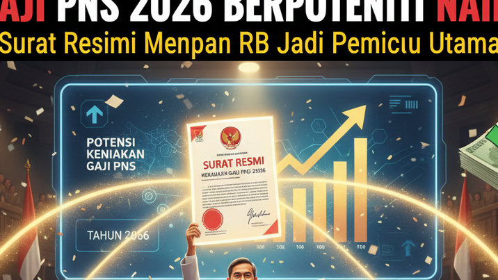 Gaji PNS 2026 Berpotensi Naik, Surat Resmi Menpan RB Jadi Pemicu Utama