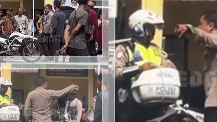 Viral Polisi Tilang Polisi Saat Razia Patuh Toba 2025, Netizen Julid Bilang Gini