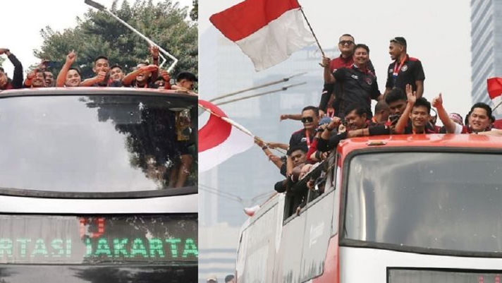 Timnas Indonesia U-22 Terlalu Diistimewakan di Pawai SEA Games, Begini Respon PSSI