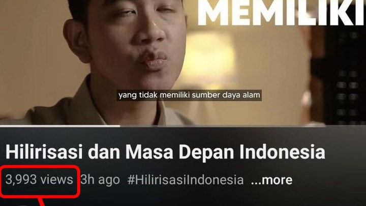 Nama Gibran Kembali Trending di Laman X Gara-gara Dituding Pakai Boom Like di You Tube
