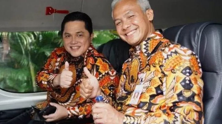 Survei Indikator : Ganjar-Erick Menang di Semua Simulai Pasangan Pilpres