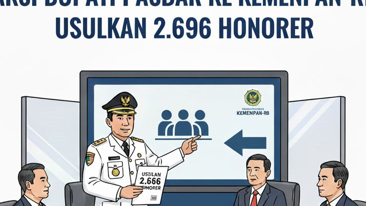 Hasil Aksi Bupati Pasbar ke KemenPAN-RB, Usulan 2.696 Honorer Diterima dan Masuk Pembahasan Menteri