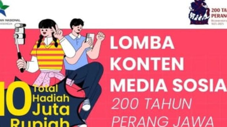Lomba Konten Media Sosial: Peringati 200 Tahun Perang Jawa dengan Kreativitas Digital dan Sejarah!