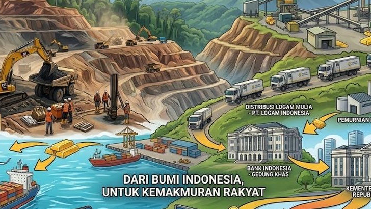 Uangnya ke Mana? Ini Aliran Hasil Tambang Emas Milik Negara yang Jarang Diketahui