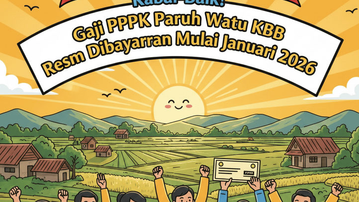 Kabar Baik! Gaji PPPK Paruh Waktu KBB Resmi Dibayarkan Mulai Januari 2026