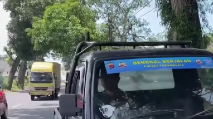Tak Perlu Khawatir Kendaraan Mogok, Fasilitas Bengkel Keliling Disediakan Polres Tasikmalaya Selama Mudik Lebaran