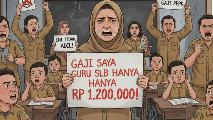 Kesenjangan Gaji PPPK Mengemuka, Guru SLB Protes Hanya Dibayar Rp1,2 Juta