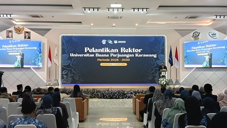 Sah! Budi Rismayadi Dilantik Jadi Rektor UBP Karawang 2026–2030