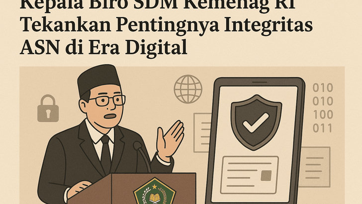 Kepala Biro SDM Kemenag RI Tekankan Pentingnya Integritas ASN di Era Digital