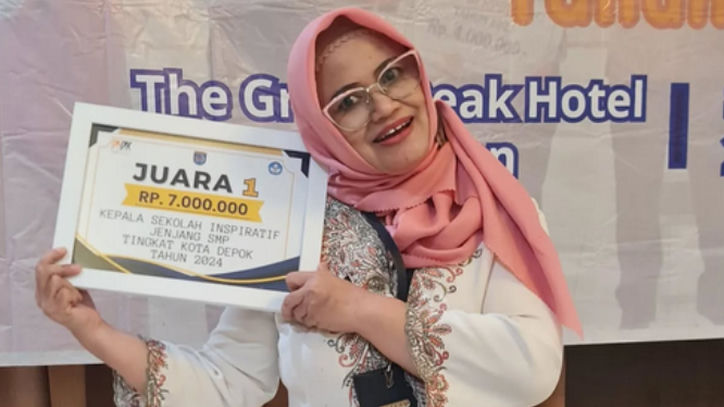 Mengenal Ety Kuswandarini, Kepsek SMP Negeri 3 Depok Sempat Raih Penghargaan Sosok Inspiratif