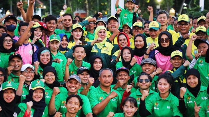 Lepas Kontingen KORMI Jatim di Fornas VII, Gubernur Khofifah Optimis Hasil Terbaik dan Membanggakan
