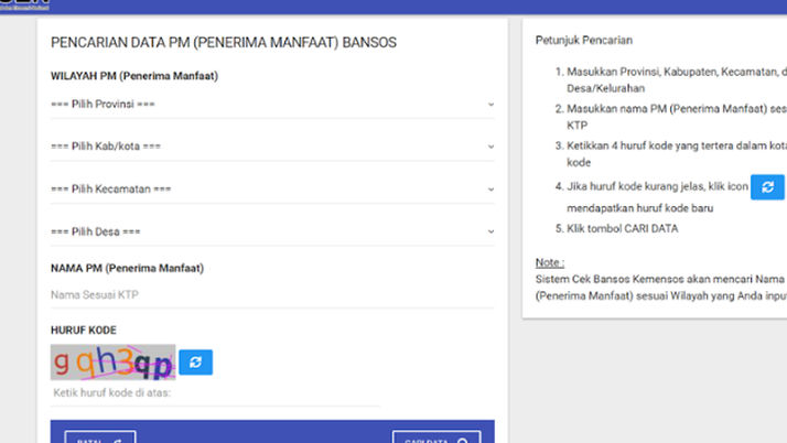 Bisa Lewat HP atau Kelurahan! Begini Cara Lengkap Mengecek Status Penerima Bansos Kemensos