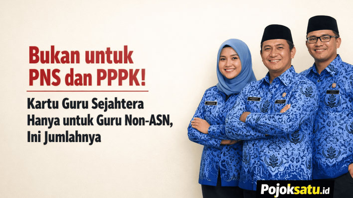 Bukan untuk PNS dan PPPK! Kartu Guru Sejahtera Hanya untuk Guru Non-ASN, Ini Jumalahnya