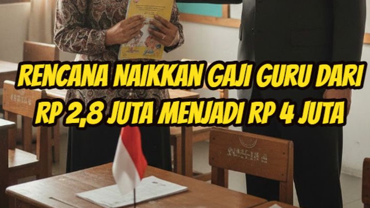 Rencana Kenaikan Gaji Guru dari Rp 2,8 Juta Menjadi Rp 40 Juta Bisa Terjadi? Begini Penjelasan Purbaya!