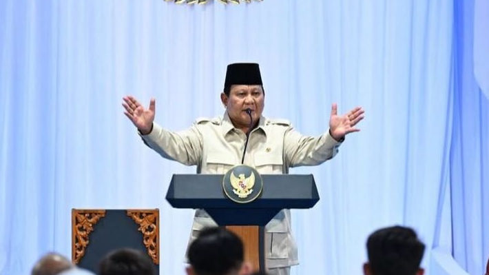 Prabowo Launching Smartboard Education di SMPN 4 Bekasi, Sebut Terbesar di Dunia