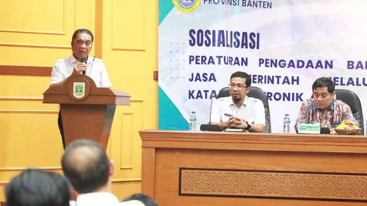 Pemprov Banten Sosialisasikan Peraturan Pengadaan Barang dan Jasa dengan E-Katalog