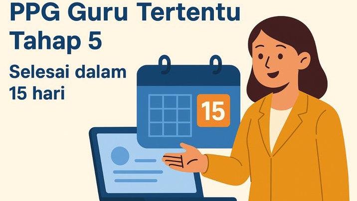 Jadwal PPG Guru Tertentu Tahap 5 Bikin Kaget Skema Cepat 15 Hari, Belajar Mandiri Cuma Seminggu