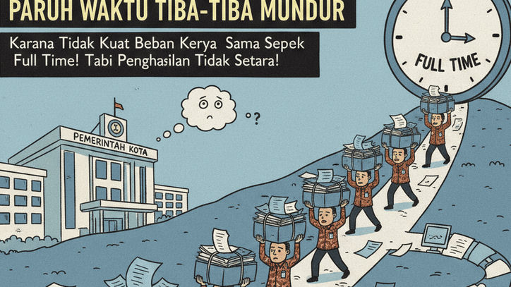 Wow Viral! Puluhan PPPK Paruh Waktu Tiba-Tiba Mundur, Karena Tidak Kuat Beban Kerja Sama Seperti Full Time! Tapi Penghasilan Tidak Setara!