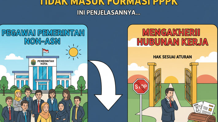 BKN Beri Kejelasan! Ada 2 Opsi Jalan Resmi bagi Honorer yang Tidak Masuk Formasi PPPK, Ini Penjelasannya