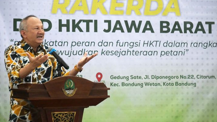 Rakerda HKTI Jabar, Sekda Setiawan: Perkuat Kolaborasi dan Sinergi Kembangkan Pertanian Jawa Barat