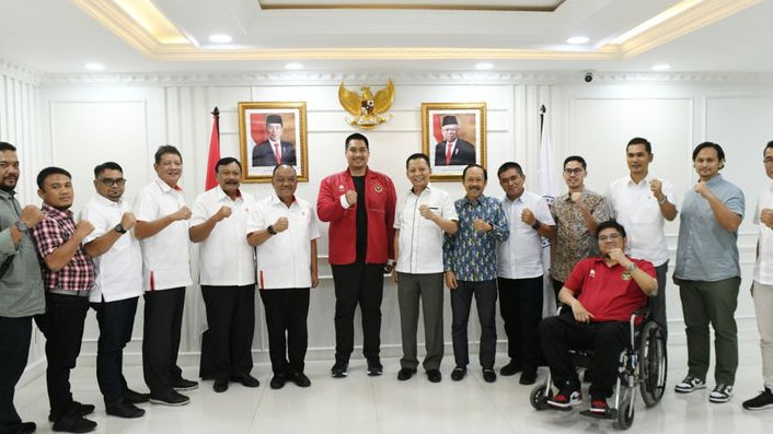 Sekdaprov Sumut Kunjungi Kemenpora, Bahas Percepatan Pembangunan Stadion