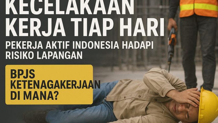 Kecelakaan Kerja Tiap Hari, Pekerja Aktif Indonesia Hadapi Risiko Lapangan, BPJS Ketenagakerjaan di Mana?