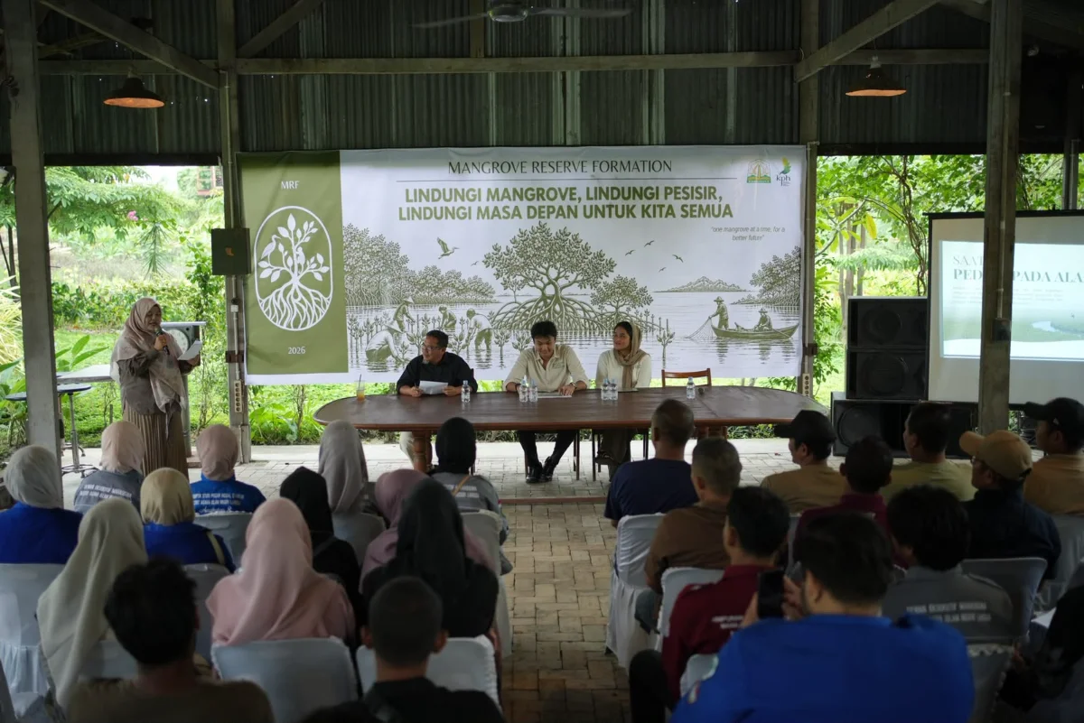Yayasan Mangrove Reserve Formation (MRF) mulai membangun kolaborasi dengan mahasiswa