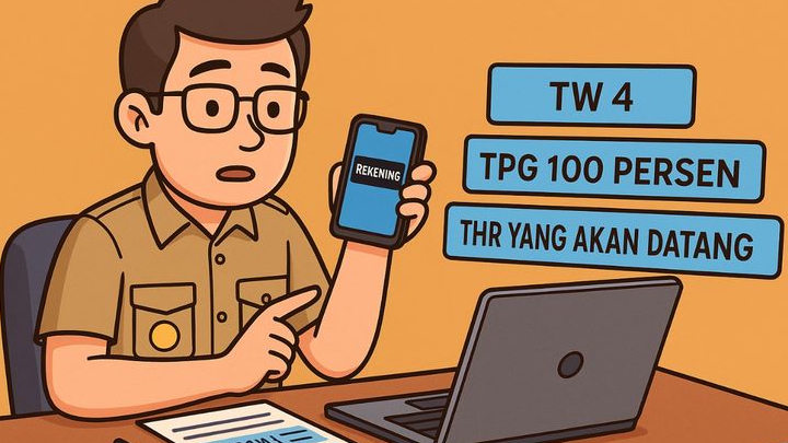 TPG TW 4 Belum Lengkap! Ini Penjelasan Nasib TPG 100 Persen, THR, dan Gaji ke-13 Guru ASN