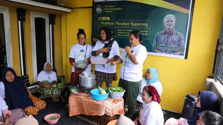 Gelar Pelatihan Memasak Kapurung, Gerakan Panrannuangku Takalar Hadir Selami Aspirasi Warga