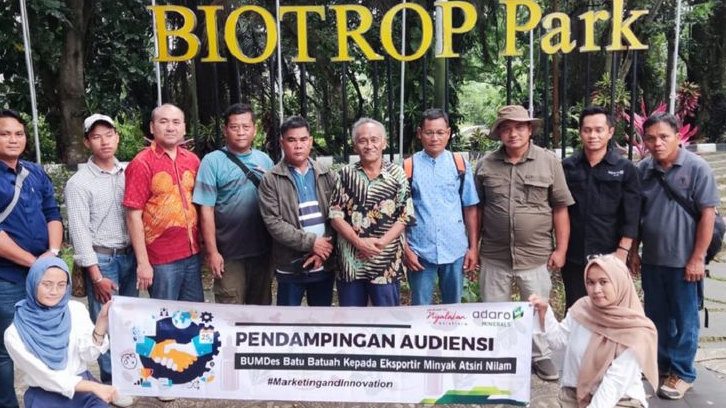 PT Maruwai Coal Ajak BUMDes Batu Batuah Belajar Pengolahan Minyak Atsiri