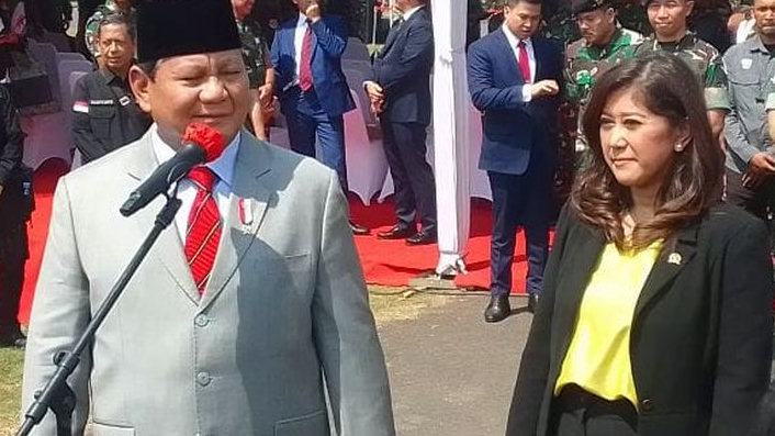 Menhan Prabowo Wakili Presiden Jokowi Tetapkan 2.497 Komcad TNI 2023