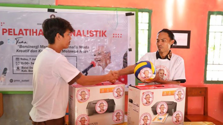 Lawan Hoax, PMN Gelar Pelatihan Jurnalistik Bagi Pemuda di Mappatoba Sulsel