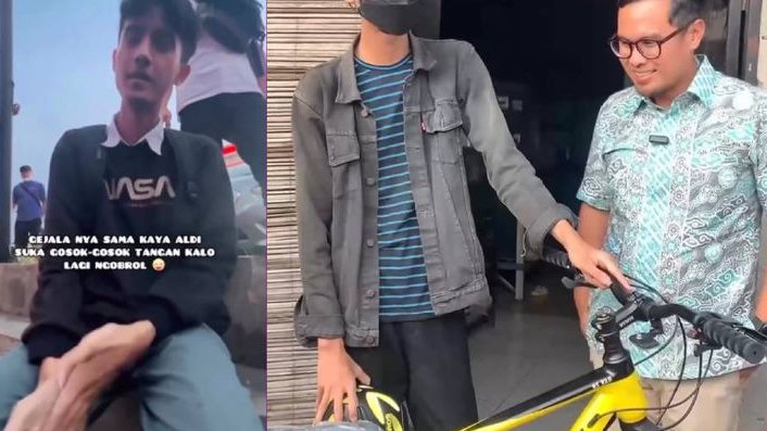 Ini Kehidupan Sehari-hari Siswa SMA yang Jalan Kaki ke Sekolah, Juru Parkir Penghasilan Rp10 Ribu Saja