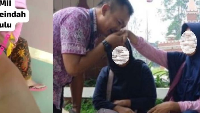 Nih Wajah Satpam Aan, Usai Viral Satpam TMII Minta Maaf Cium Tangan Pedagang Asongan, Gayanya Najis Banget