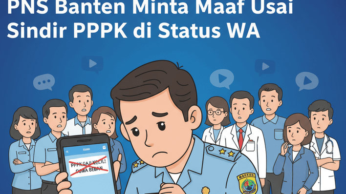 Ramai di Medsos! PNS Banten Minta Maaf Usai Sindir PPPK di Status WA