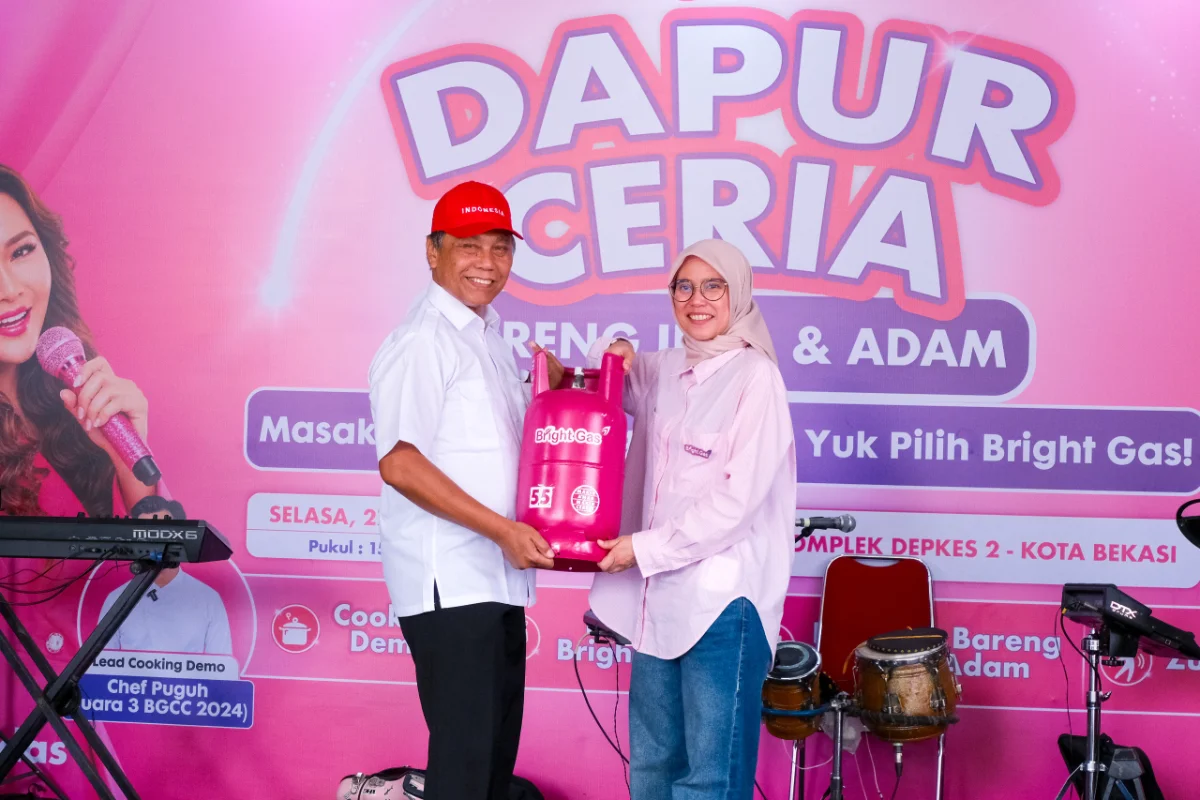 Pertamina Patra Niaga hadirkan Bright Gas Dapur Ceria di Bekasi.
