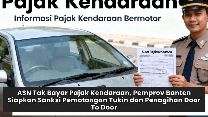 ASN Tak Bayar Pajak Kendaraan, Pemprov Banten Siapkan Sanksi Pemotongan Tukin dan Penagihan Door To Door