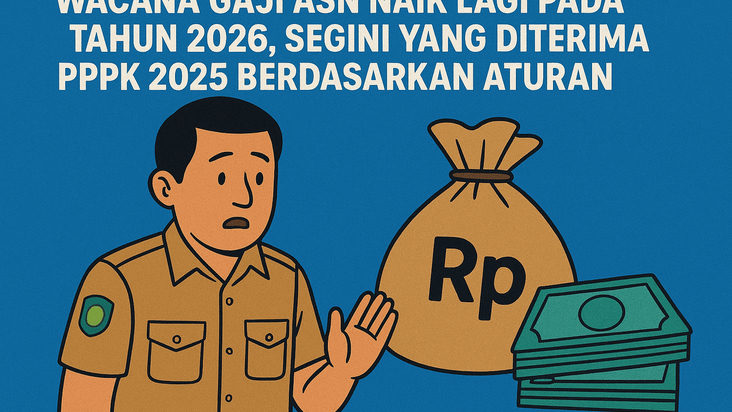 Wacana Gaji ASN Naik Lagi pada Tahun 2026, Segini yang Diterima PPPK 2025 Berdasarkan Aturan Terbaru